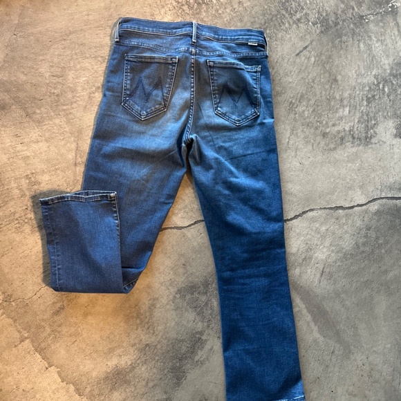 MOTHER Jeans The Outsider Crop in Fast Times, Size 27 - Picture 2 of 5
